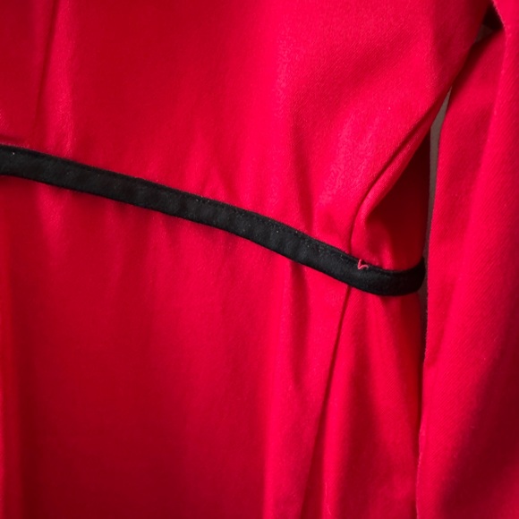 Nine West Red jacket coat with Black Trim - Picture 8 of 11